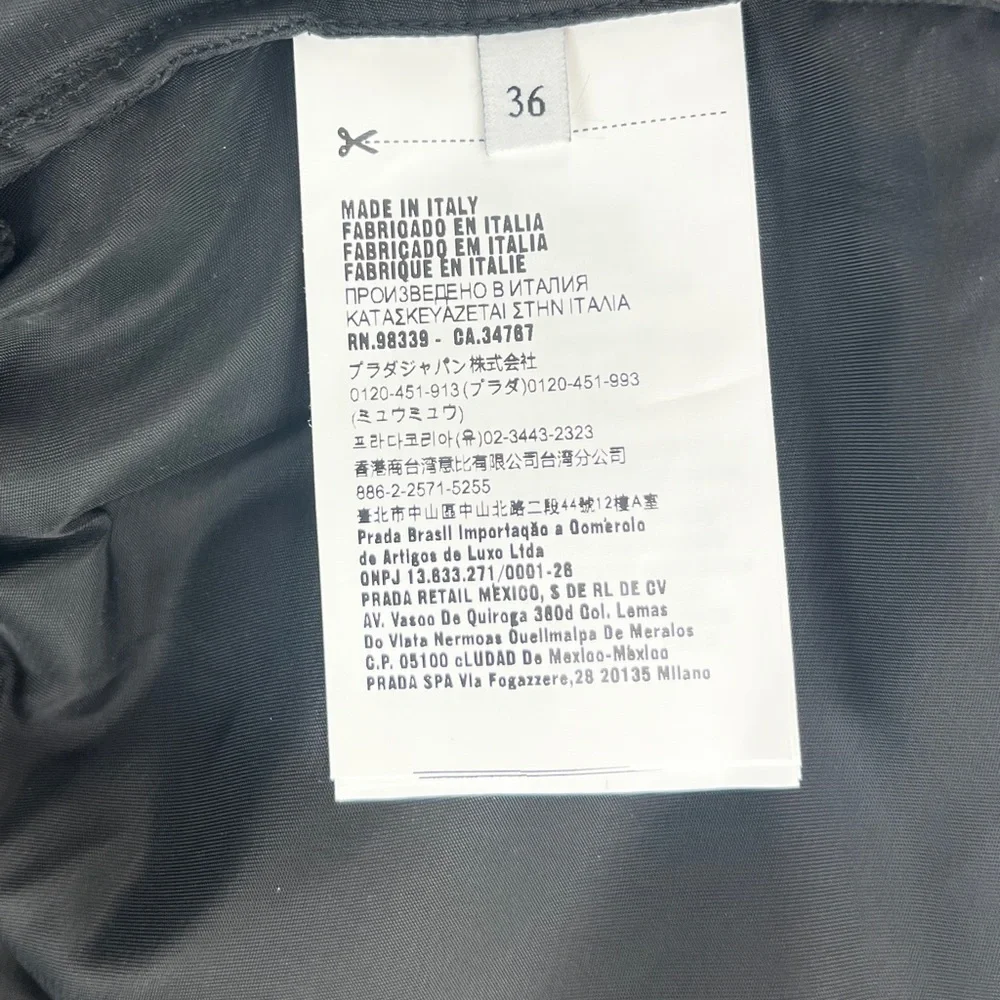 Black Nylon Mini Shorts Italian Size 36 XS - Picture 4 of 8